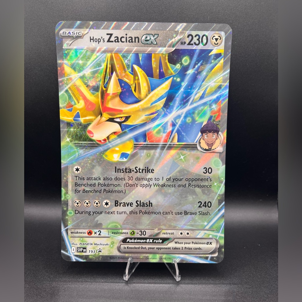 Pokemon Zacian EX jumbo Card